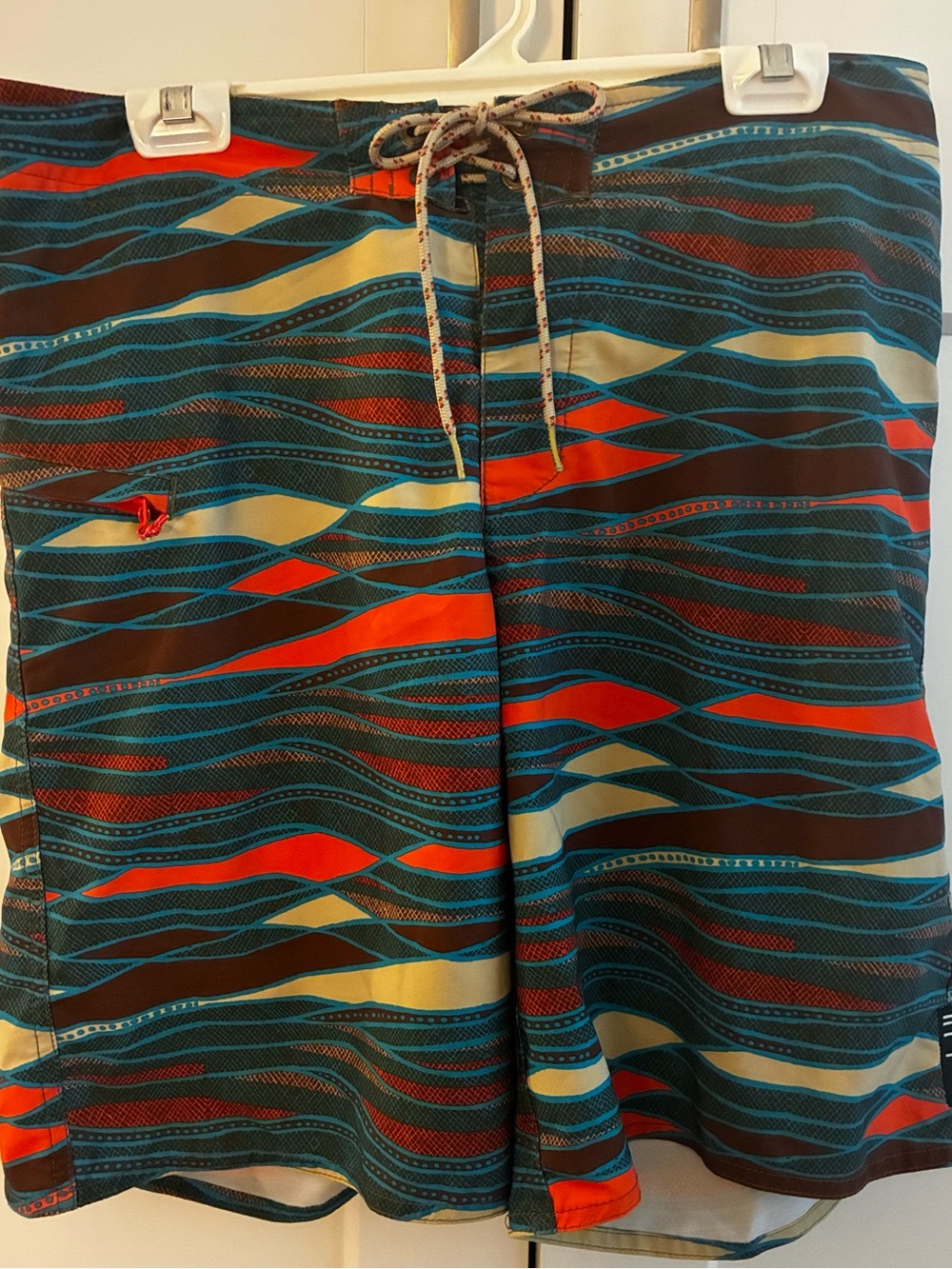 Men's Multicolor Graphic Board/ Swim Shorts